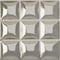 Ekena Millwork 19 5/8in. W x 19 5/8in. H Classic EnduraWall Decorative 3D Wall Panel Covers 2.67 Sq. Ft. WP20X20CLBCR - alternate 1